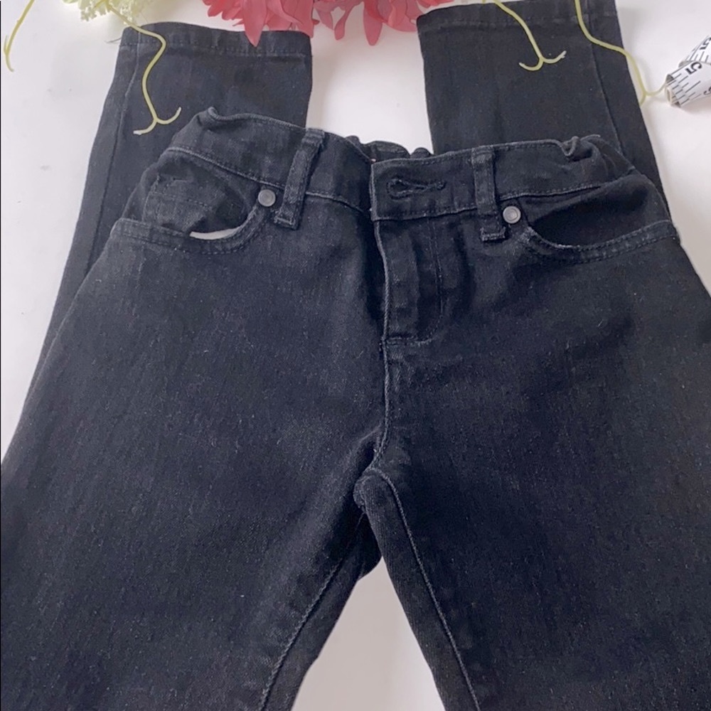 Children Place girl skinny black jeans size 8